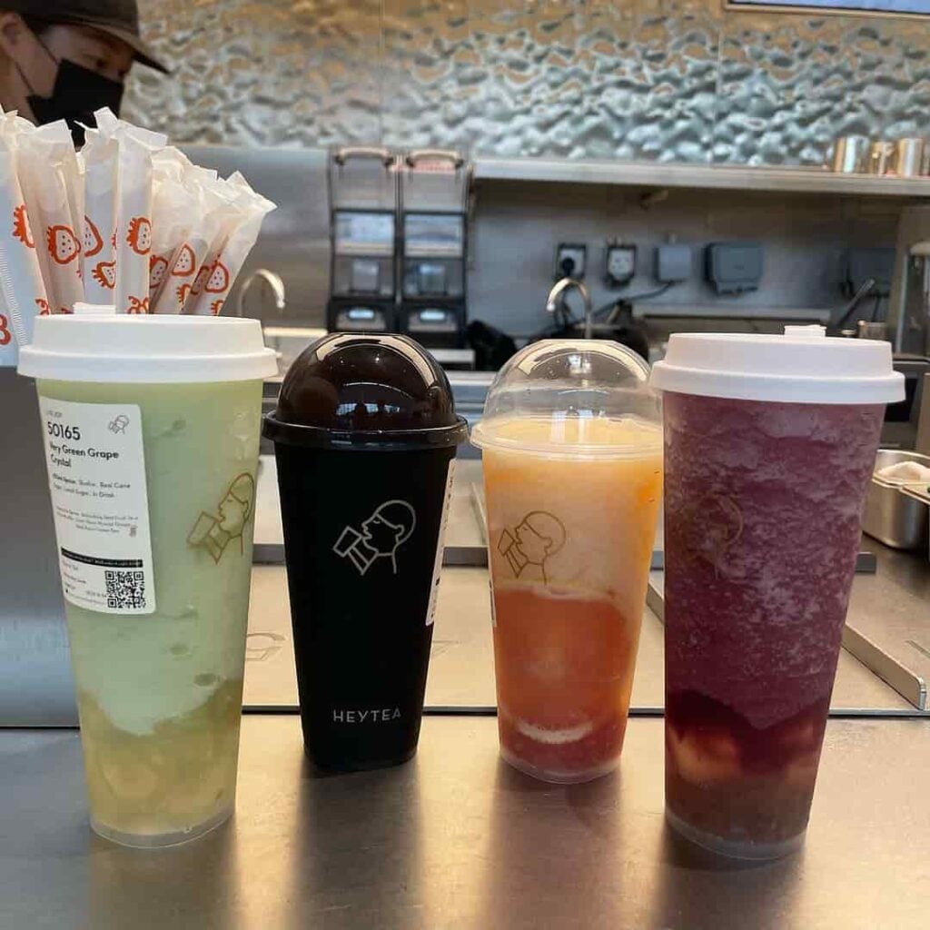 Heytea Menu