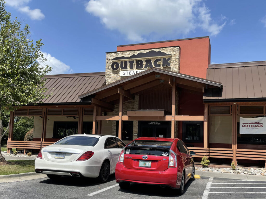 Outback Steakhouse menuss