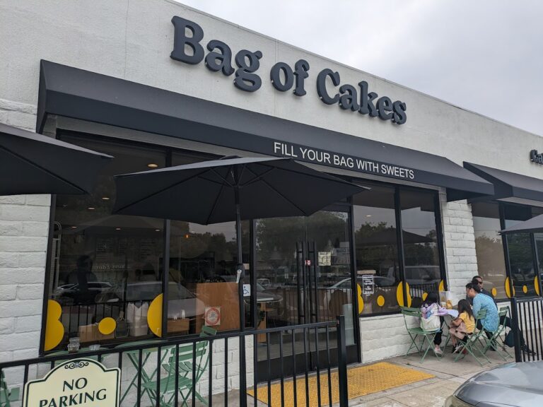 Bag of cake menu