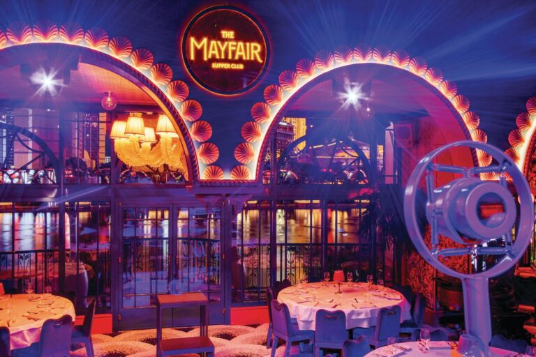 Mayfair Supper Club Menu