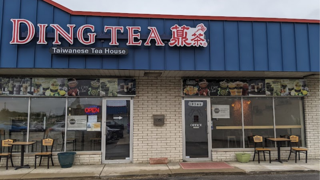 The Ding Tea Menu