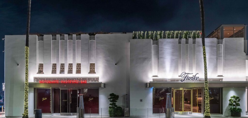 Funke Beverly Hills Menu