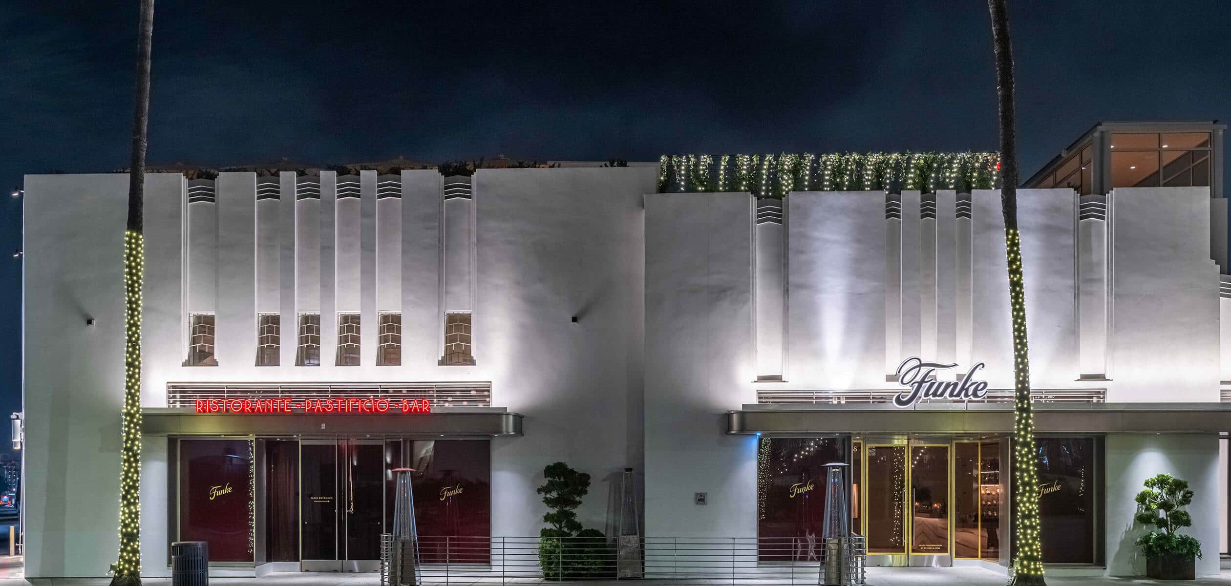 Funke Beverly Hills Menu