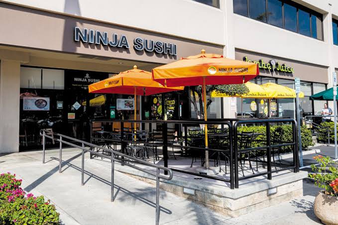 Ninja Sushi menu