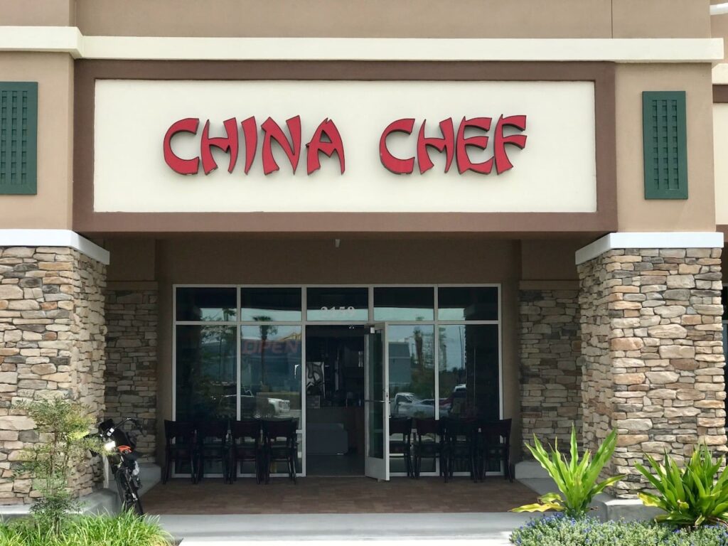 China Chef Menu